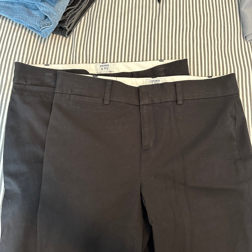 Crown & Ivy Women’s Black Pants